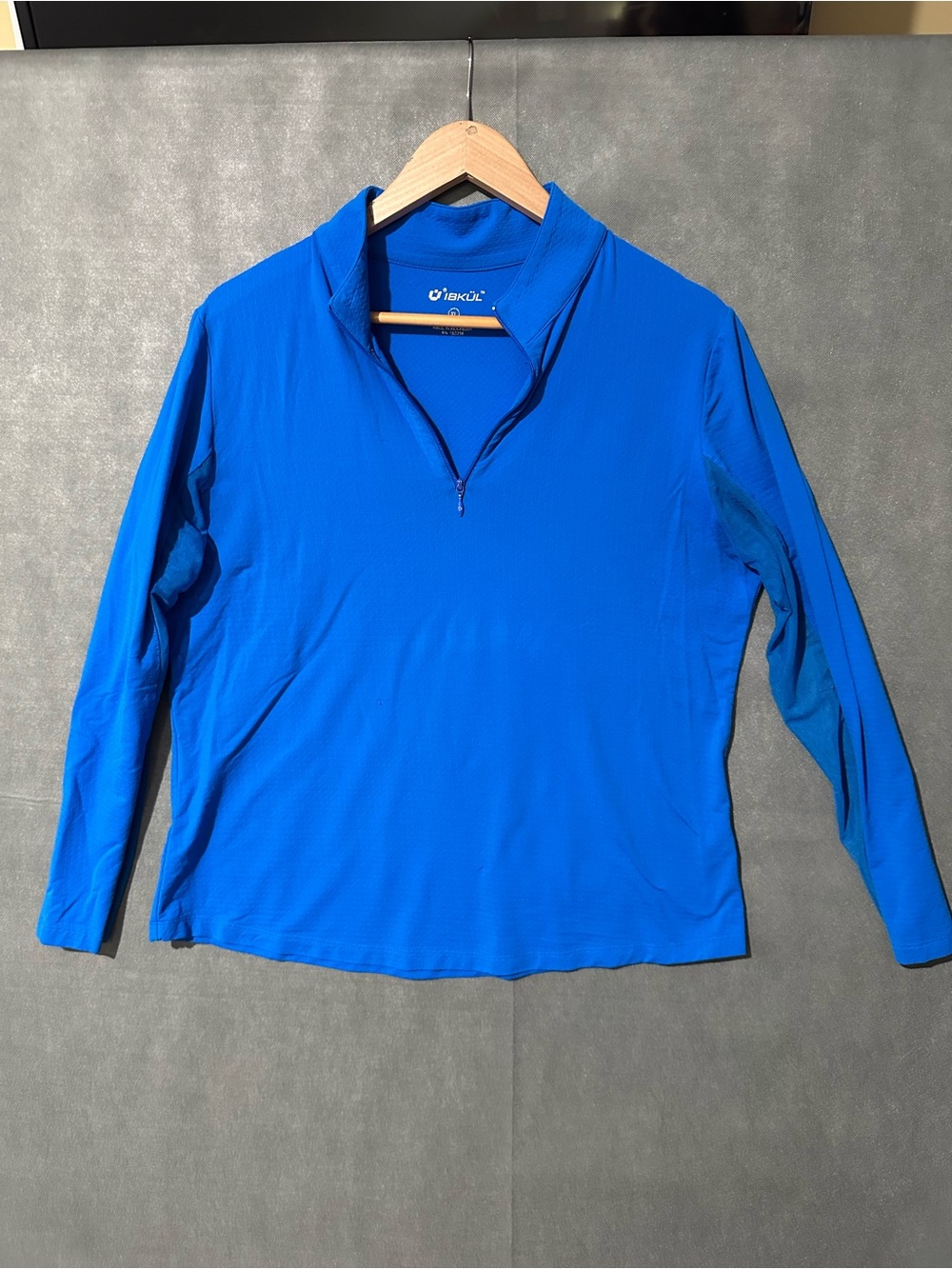 IBKÜL XL Blue Sun Shirt - UPF 50+ IceFil Cooling Top